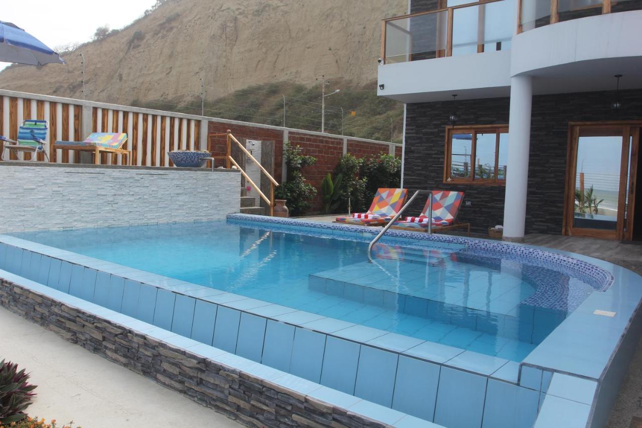 El Ocaso Oceanfront Apartment Canoa Exterior photo